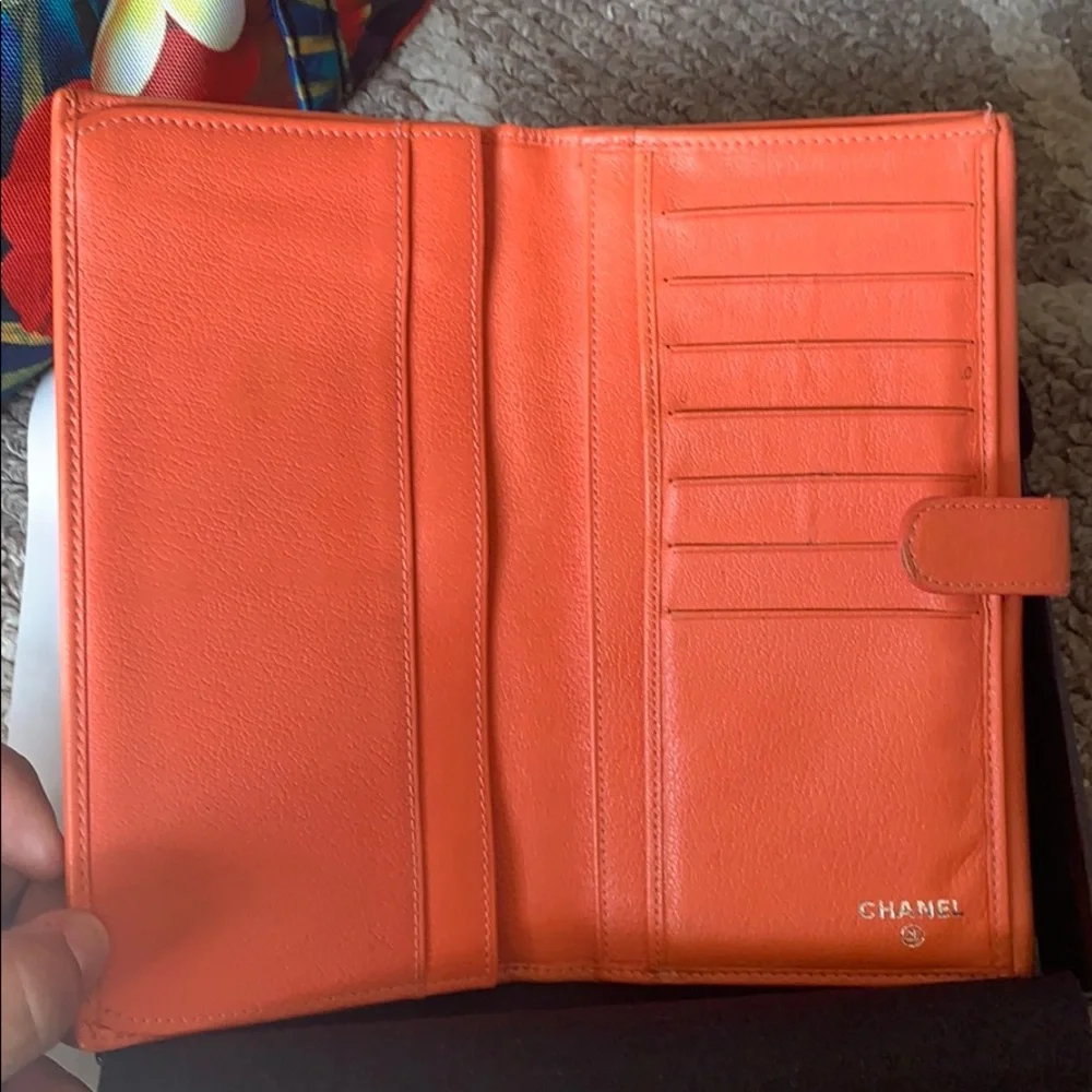 Chanel‎ long wallet leather Vintage